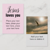 カスタマイズ可能なChristianトラックカードテンプレート エンクロージャーカード (正面/裏面)