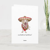 カスタマイズ可能なCinco de Mayo カード (裏面)