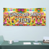 カスタマイズ可能なCinco de Mayo! 横断幕 (トレードショー)