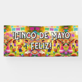 カスタマイズ可能なCinco de Mayo! 横断幕