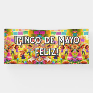 カスタマイズ可能なCinco de Mayo! 横断幕