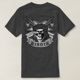 カスタマイズ可能なCJSTOF モノクローム Tシャツ