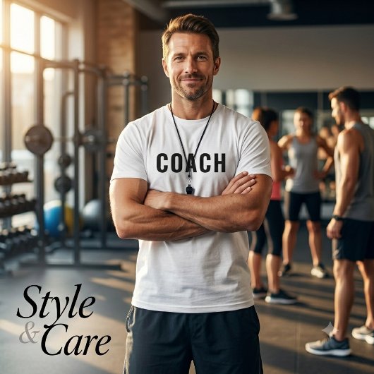 カスタマイズ可能なCOACHテキストステートメント Tシャツ