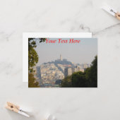 カスタマイズ可能なCoit Tower、San Fancisco、カリフォルニア カード (正面/裏面インサイチュ)