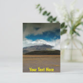 カスタマイズ可能なCotopaxi火山、エクアドル ポストカード (スタンド正面)