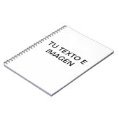カスタマイズ可能なCuaderno basicos編集可能 ノートブック (左側)