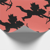 カスタマイズ可能なCUPIDバレンタインデーのラッピング紙 ラッピングペーパー (角)