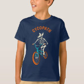 カスタマイズ可能なCycopath人狼スケルトンBMXバイク Tシャツ (正面)