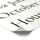 カスタマイズ可能なDelft Blue Balloons ポスター (角)