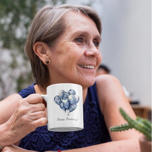カスタマイズ可能なDelft Blue Balloons マグカップ