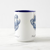 カスタマイズ可能なDelft Blue Balloons マグカップ (中央)