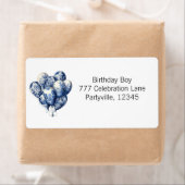 カスタマイズ可能なDelft Blue Balloons ラベル (インサイチュ)