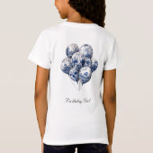 カスタマイズ可能なDelft Blue Balloons Tシャツ (裏面)