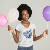 カスタマイズ可能なDelft Blue Balloons Tシャツ