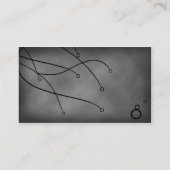 カスタマイズ可能なDJの名刺- 名刺 (裏面)