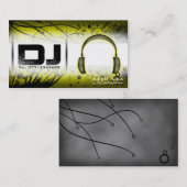 カスタマイズ可能なDJの名刺- 名刺 (正面/裏面)