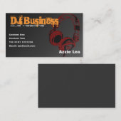 カスタマイズ可能なDJの名刺- 名刺 (正面/裏面)