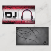 カスタマイズ可能なDJの名刺- 名刺 (正面/裏面)