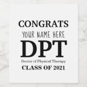 カスタマイズ可能なDPTワインボトルラベル ワインラベル (シングルラベル)