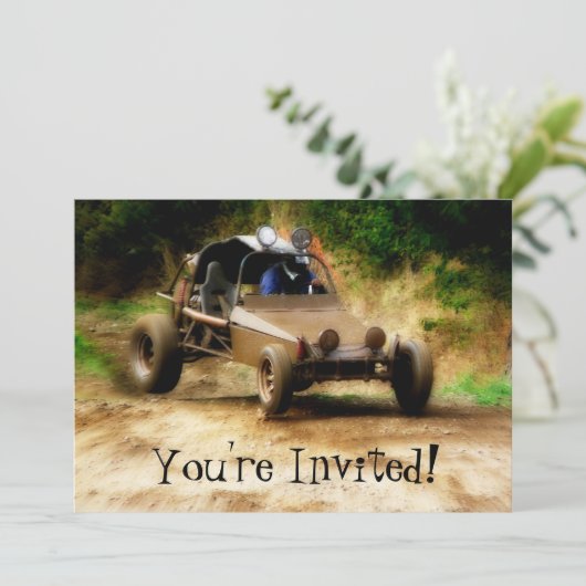 カスタマイズ可能なDune乳母車のMudfest -招待されました! 招待状 (スタンド正面)