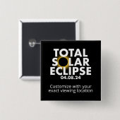 カスタマイズ可能なEclipse 2024 缶バッジ (正面&裏面)