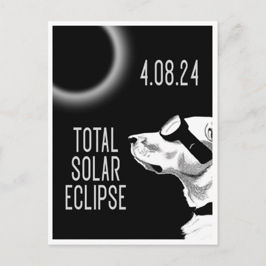 カスタマイズ可能なEclipse Doggo ポストカード (正面)