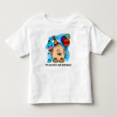 カスタマイズ可能なEggbertの誕生日Tシャツ トドラーTシャツ (正面)