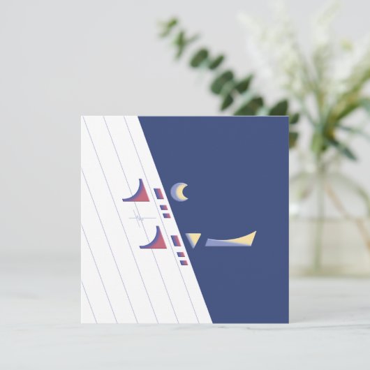 カスタマイズ可能なEid Delight (Midnight) カード (スタンド正面)