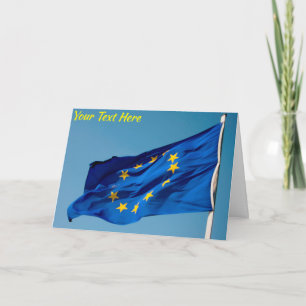 カスタマイズ可能なEU国旗 カード