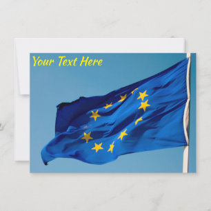 カスタマイズ可能なEU国旗 カード