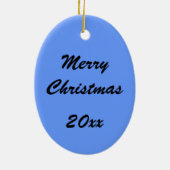 カスタマイズ可能なF16戦闘《鳥》ハヤブサデザイン セラミックオーナメント (裏面)