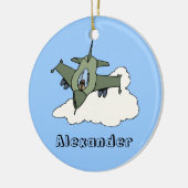 カスタマイズ可能なF16戦闘《鳥》ハヤブサデザイン セラミックオーナメント (左)