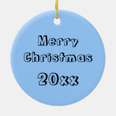 カスタマイズ可能なF16戦闘《鳥》ハヤブサデザイン セラミックオーナメント (裏面)