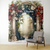 カスタマイズ可能なFairytale Archway結婚の背景 タペストリー (インサイチュ)