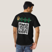 カスタマイズ可能なFAVソング(ヘッドフォン) Tシャツ (裏面フル)