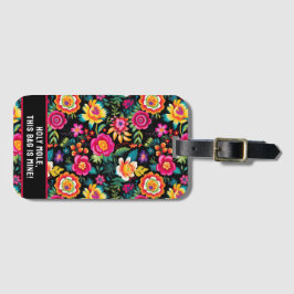 カスタマイズ可能なFiestaフローラExvasanza ラゲッジタグ