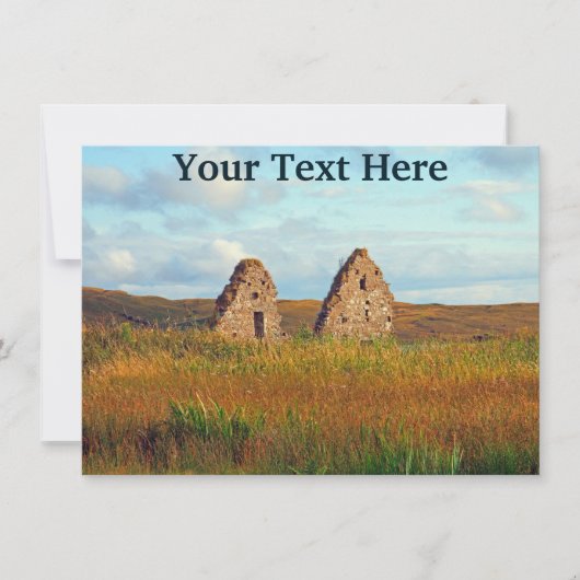 カスタマイズ可能なFinlaggan、スコットランドカード (正面)