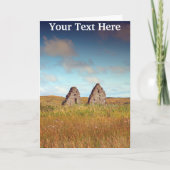 カスタマイズ可能なFinlaggan、スコットランド カード (正面)