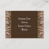 カスタマイズ可能なFlambeauのビクトリア時代の人 名刺 (裏面)