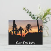 カスタマイズ可能なFloridaサンセットカード (スタンド正面)