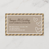 カスタマイズ可能なFudge名刺 名刺 (裏面)