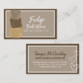 カスタマイズ可能なFudge名刺 名刺 (正面/裏面)