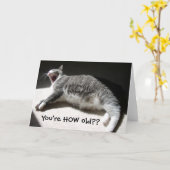 カスタマイズ可能なGabeのバースデー・カード- カード (黄色い花)