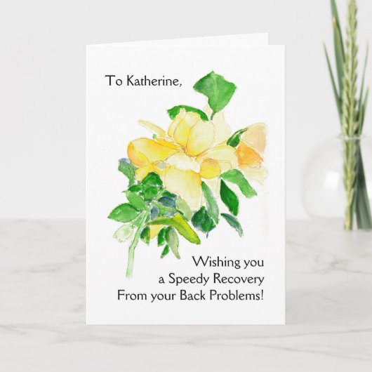 カスタマイズ可能なGet Well Card - Dreaming Spires カード (正面)