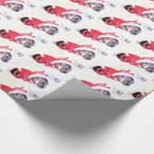 カスタマイズ可能なGiftwrapping紙 – 画像の追加 ラッピングペーパー (角)