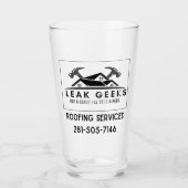 カスタマイズ可能なGlass Cup – ロゴ/イベントデザイン タンブラーグラス (正面)