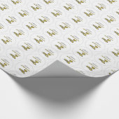 カスタマイズ可能なGodson First Communion Chalice ラッピングペーパー (角)