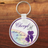 カスタマイズ可能なGrooms母キーチェーン キーホルダー (正面)