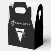 カスタマイズ可能なGroomsman Favor Box フェイバーボックス (オープン)