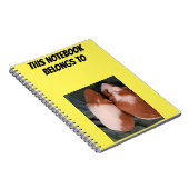 カスタマイズ可能なGuinea Pigノートブック ノートブック (右側)